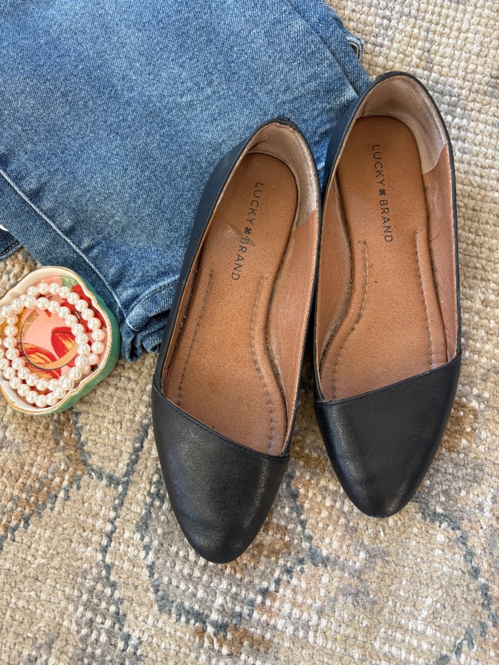 Lucky Brand Leather Flats